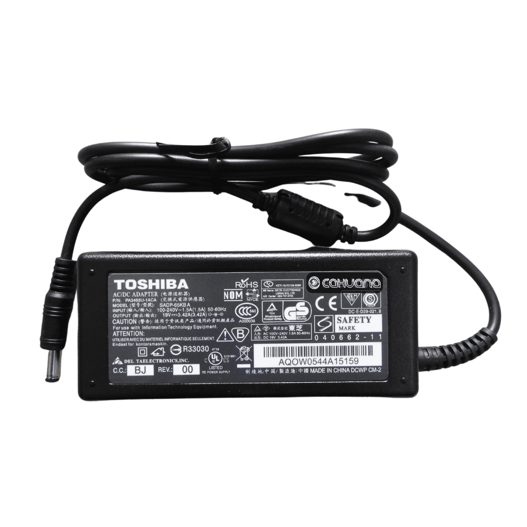 Cargador Toshiba 19V 3.42A