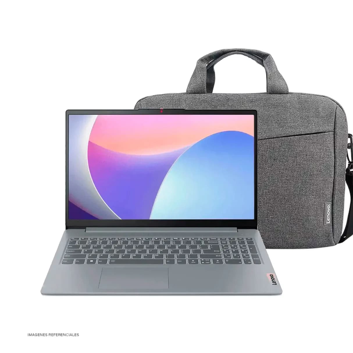Laptop Lenovo IdeaPad Slim 3 15AMN8 FHD TN, AMD Ryzen 5-7520U, Ram 16GB, SSD 512GB 15.6" + Maletin