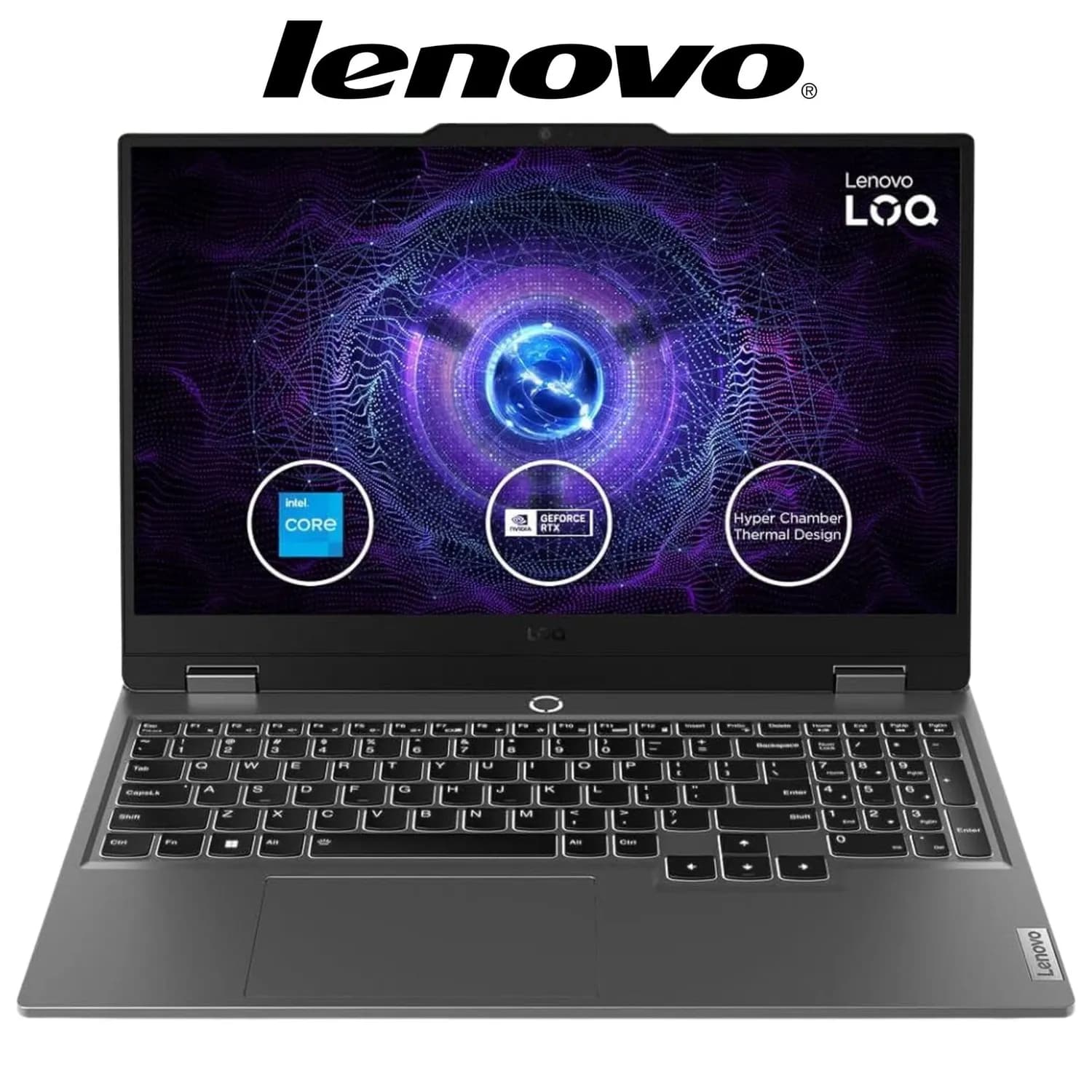 LAPTOP LENOVO LOQ 15IAX9E ESSENTIAL INTEL CORE-I5 12450HX RAM 12GB DISCO 512GB SSD NVIDIA RTX 3050 6GB 15.6´´ FHD