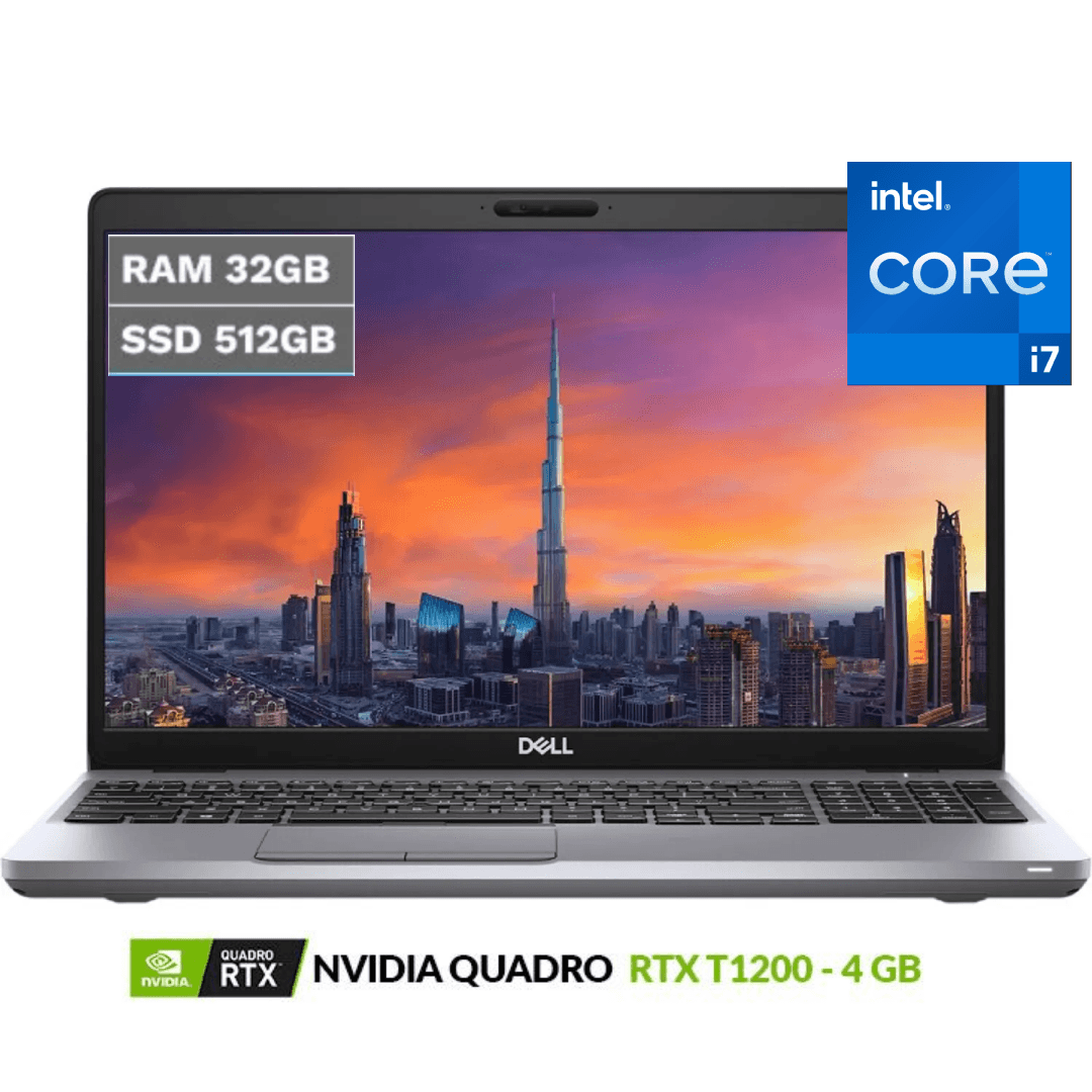 DELL PRECISION 3561 INTEL CORE I7-11850H 512GB SSD 32GB DDR4 NVIDIA QUADRO T1200 4GB 15.6 FHD REF