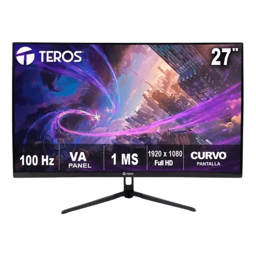 MONITOR TEROS CURVO TE-2734S 27P FHD 144HZ 1MS