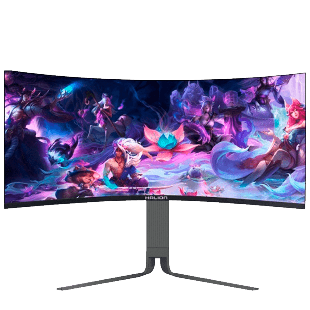 MONITOR GAMER HALION 34P HG3442QW WIDE CURVO VA 180HZ 2K QHD