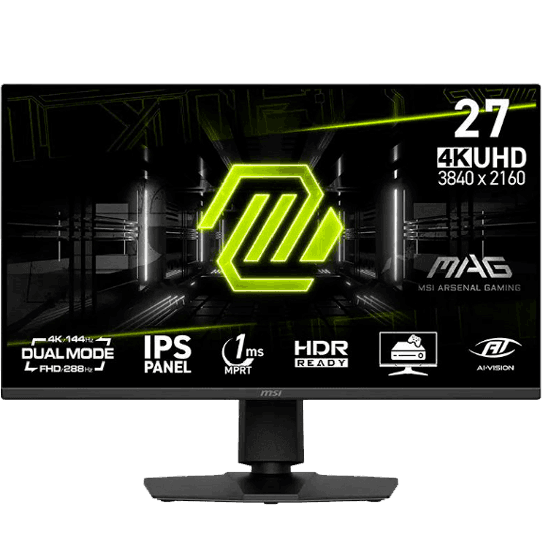 MONITOR GAMING MSI MAG 27P 275UPD-E14 4K 144HZ / FHD 288HZ DUAL MODE 1MS IPS