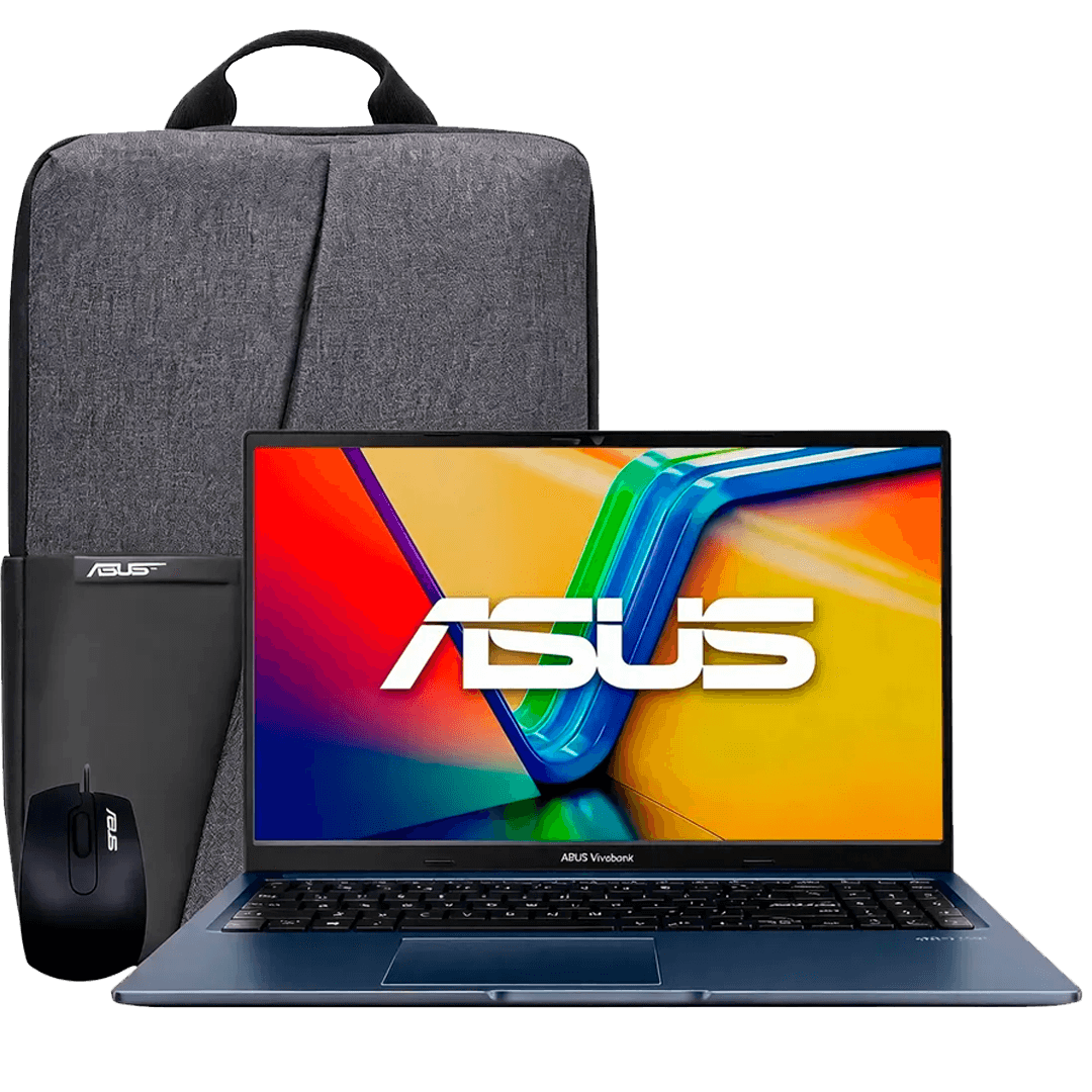LAPTOP ASUS VIVOBOOK 15 X1504VA-BQ5699 CORE 5 120U 8GB 512GB SSD 15.6" IPS MOCHILA+MOUSE