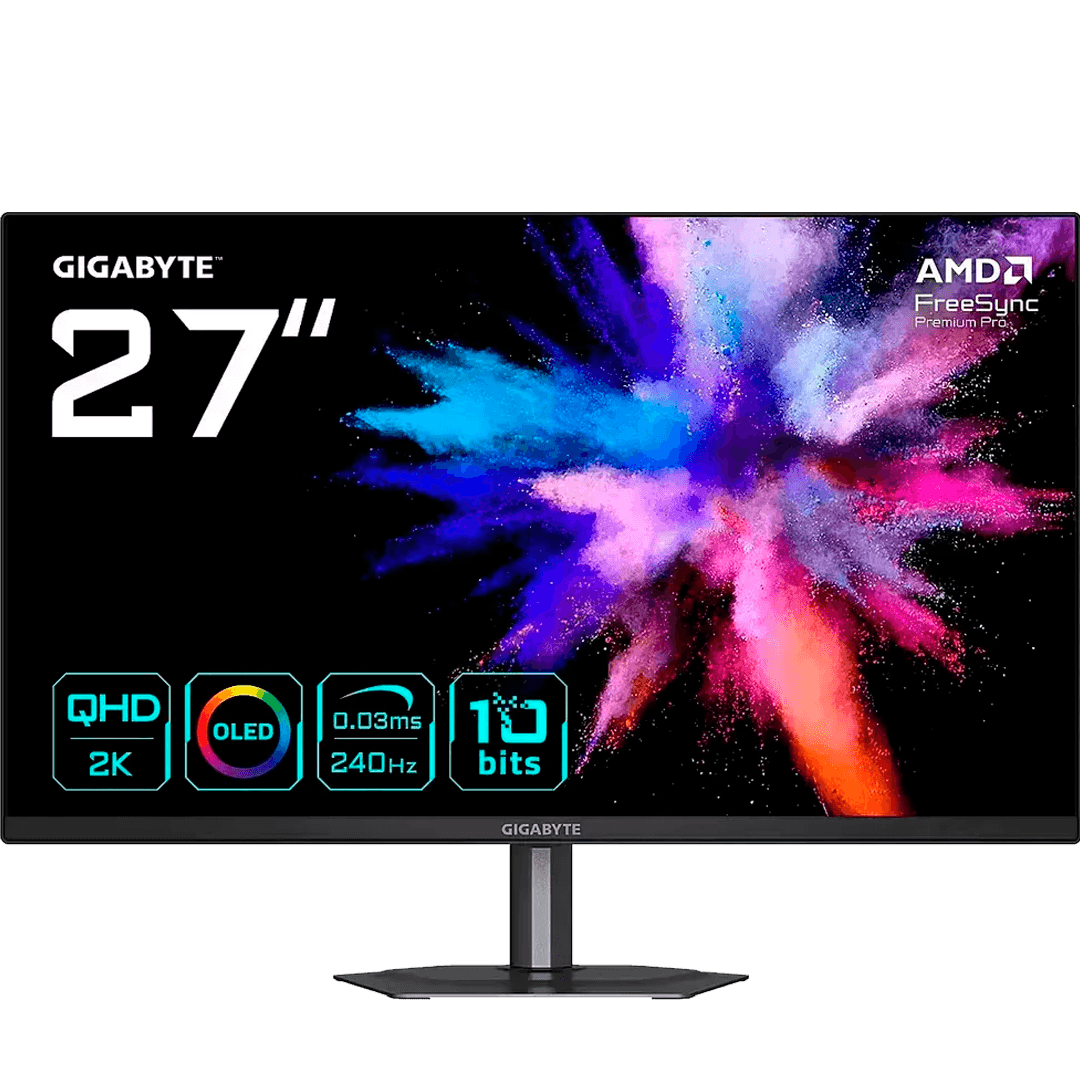 MONITOR GAMING GIGABYTE OLED GO27Q24G 2K QHD 240HZ 0.03MS