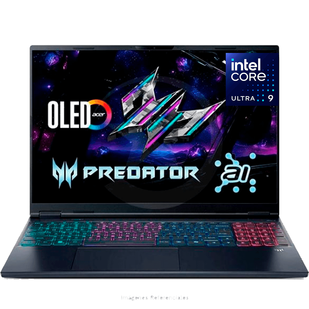 LAPTOP, ACER PREDATOR HELIOS NEO 16S AI, INTEL ULTRA 9 275HX 16GB DDR5 1TB SSD RTX 5060 6GB 16P QHD OLED 240HZ WIN11