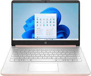 HP 14-DQ6105DX INTEL N150 128GB SSD 4GB DDR5, 14" HD (1366 x 768) WIN 11 COLOR PALE ROSE GOLD