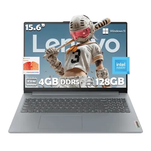 LAPTOP LENOVO IDEAPAD SLIM 3 15IAN8 INTEL N100 128GB 4GB DDR5, 128GB SSD, 15.6" FHD INGLES NUEVO