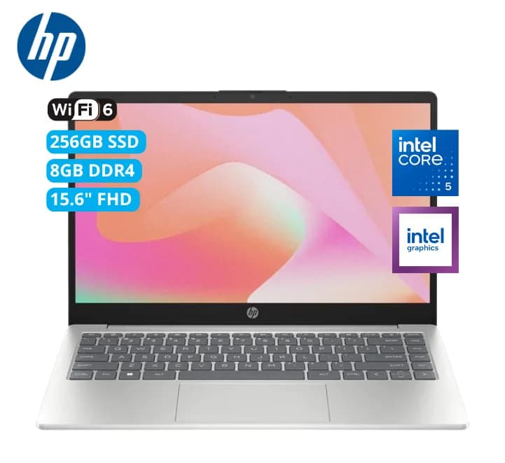 LAPTOP HP 15-FD1258LA, CORE 5-120U 8GB DDR4 256GB SSD 15.6" FHD