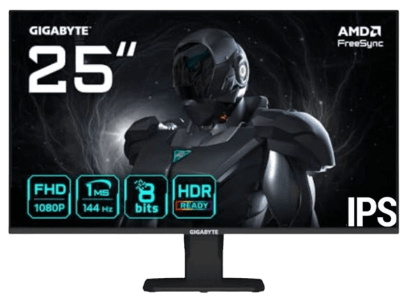 MONITOR GIGABYTE GS25F14 24.5P 144HZ FHD IPS 120%sRGB