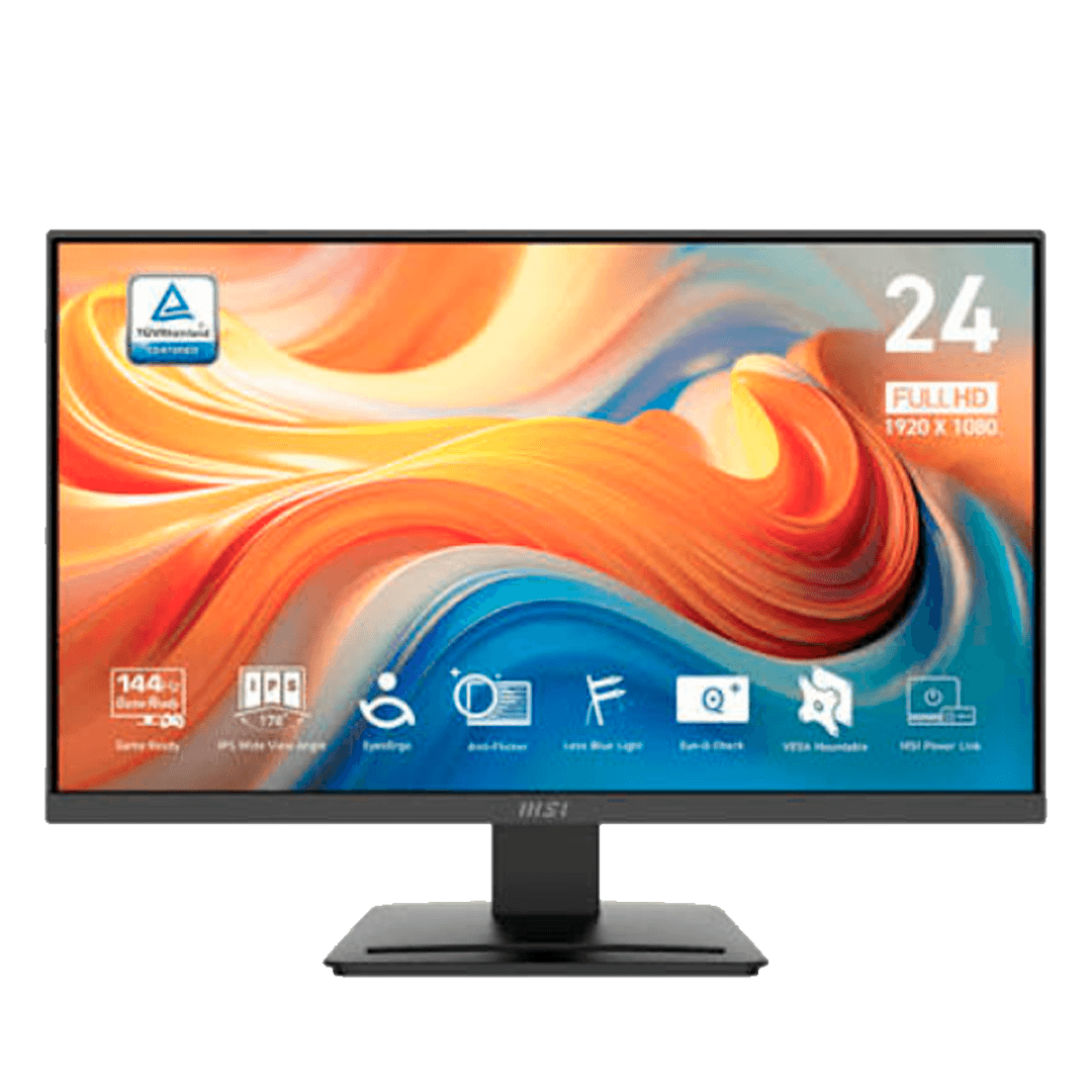 MONITOR GAMING MSI MP243L FHD 144HZ 1MS PLANO IPS
