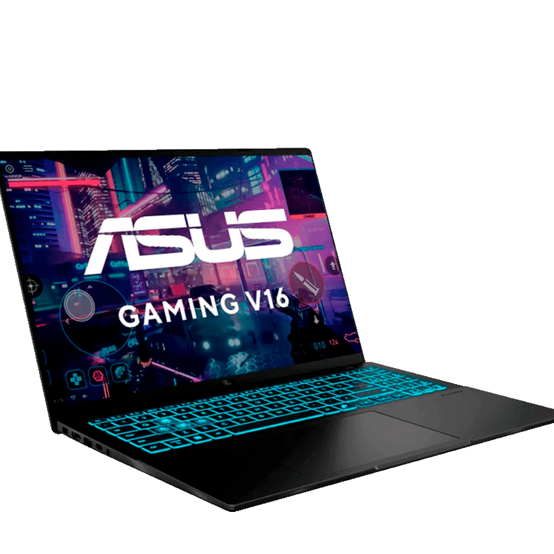 LAPTOP GAMER ASUS V16 Core 7 240H 8GB D5 512GB NVMe RTX 3050 6GB 16P