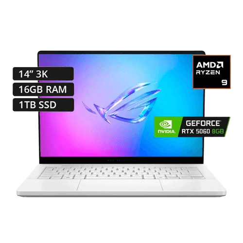 LAPTOP GAMER, ASUS ZEPHYRUS ENG, G14 RYZEN 9 270 16GB 1TB NVMe RTX 5060 14P 3K 120Hz W11